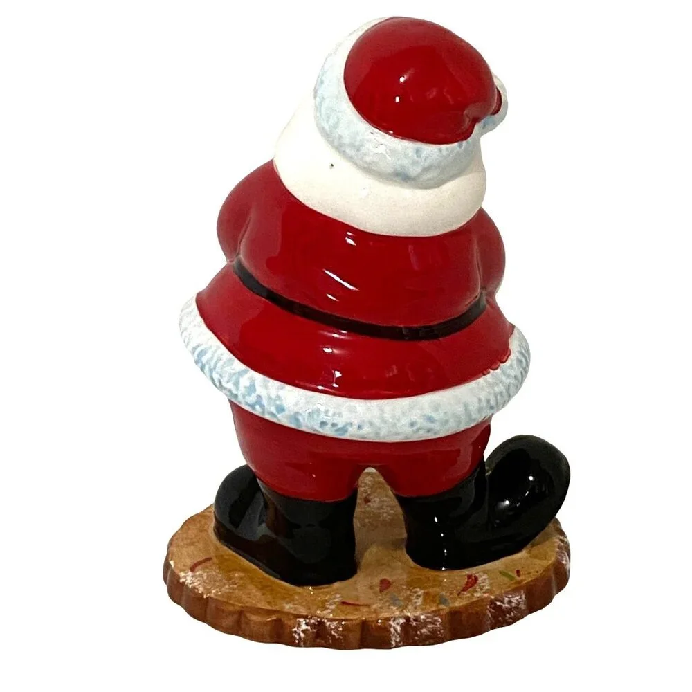 Home‎ Interiors Santa Spoon Holder Christmas Holiday Kitchen Decor Ceramic Cook
